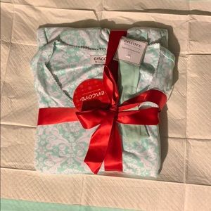 Karen Neuburger pajama & headband set NEW